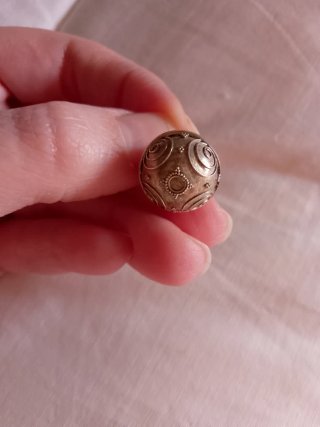 Llamador de ángel de plata