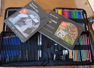 Kit Dibujo Profesional Shuttle Art 103 Piezas