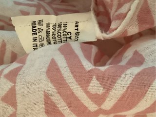 Blusa rosa y blanca . Algodon. Nueva sin etiquetas