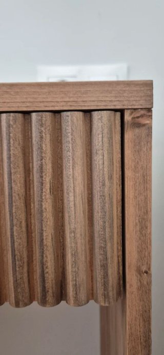 Pack 2 mesitas madera maciza 40x40cm