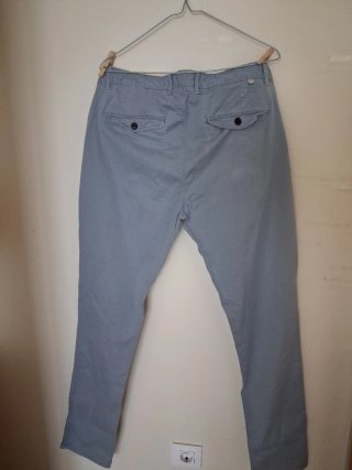 Pantalones Zara Gris Talla M