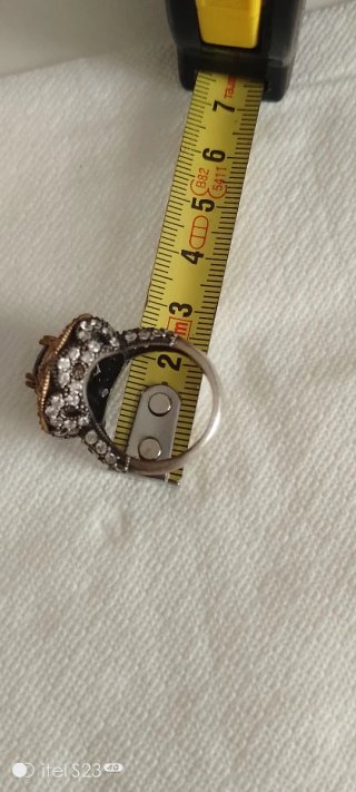 Anillo Plata 925 con Piedra Negra