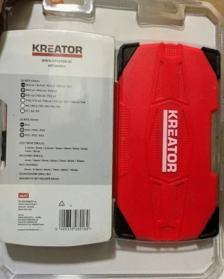 Kreator KRT064921 Set Accesorios Taladro 82 pzs