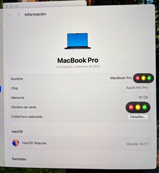 MacBook Pro M3 Pro 18GB 512GB Space Gray