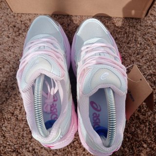 Zapatillas Asics Mujer Rosa y Plata