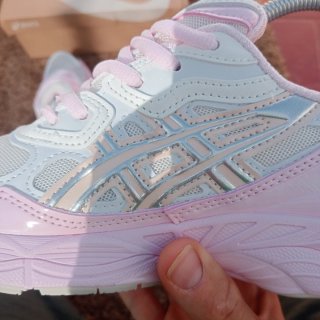 Zapatillas Asics Mujer Rosa y Plata