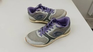 Scarpe Sportive Lotto Taglia 39 Grigie e Viola