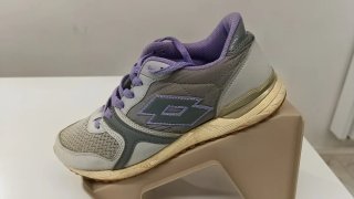 Scarpe Sportive Lotto Taglia 39 Grigie e Viola