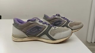 Scarpe Sportive Lotto Taglia 39 Grigie e Viola