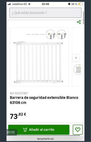 Barrera de seguridad extensible Nicolas