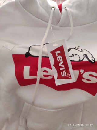 Sudadera Levi's Snoopy Blanca Talla 12