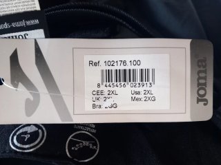 Pantalones Joma Trekking Negros Talla 2XL