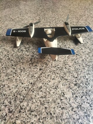 Avión Policía Playmobil Hidroavión