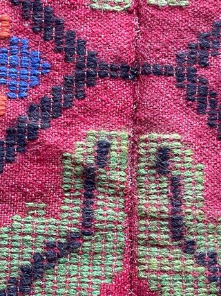 Tappeto persiano antico lana fatto a mano 233x165