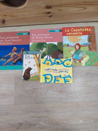 Lote 5 Libros Infantiles y Juveniles