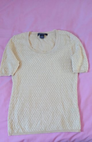 Ellen Tracy Jersey Seda y Cachemira Talla S
