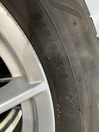 4 Llantas originales de BMW X3 18” con Neumáticos