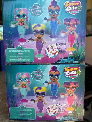Super Cute Little Babies Sirenas Set 2 Muñecas