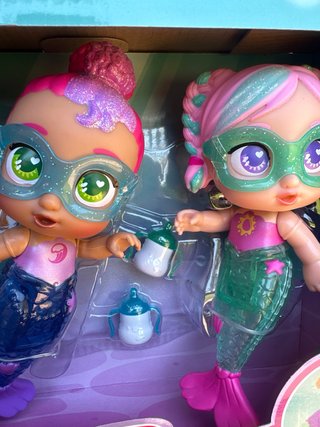 Super Cute Little Babies Sirenas Set 2 Muñecas