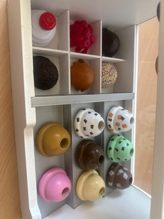 Heladería de madera juego rol