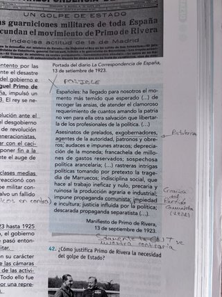 Hispania, historia de España 2 bachillerato
