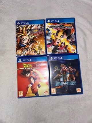 Vendo pack de 4 juegos para PS4 en muy buen estado