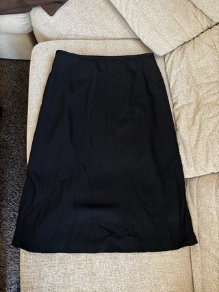 Falda midi evasé Cerruti 1881 negra