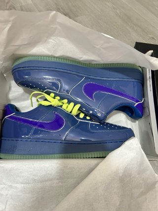 Nike Air Force 1 Azul Brillante Morado