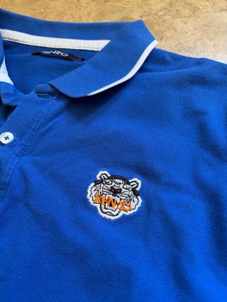 Polo Kenzo Azul Original Tigre