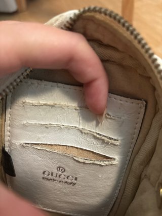 Bolso Gucci Blanco Cadena GG Marmont