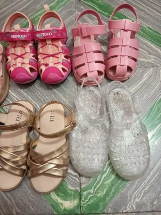 Lote Sandalias Niña Varias Tallas