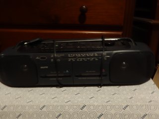 Radio Cassette Sanyo Doble Pletina Vintage