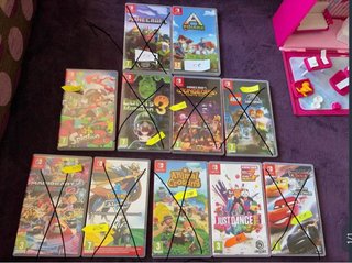 Juegos nintendo swich lote