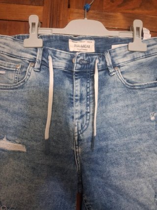 Vaqueros cortos Pull&Bear desgastados