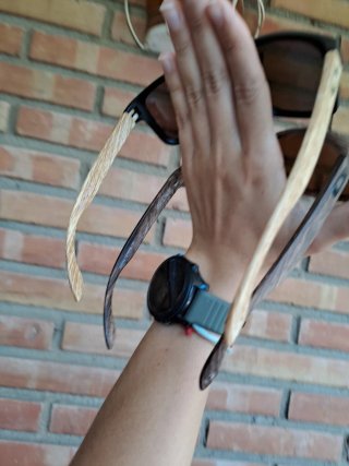 Gafas Oakley Holbrook estilo madera