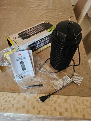 Lámpara Mata Mosquitos Eléctrica Azul