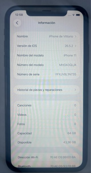 iPhone 11 64GB Negro