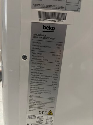Climatizzatore Portatile Beko BP209C - 9.000 BTU