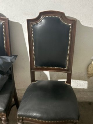 Escritorio madera maciza con cristal
