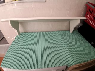 Conjunto de espejo y estanteria