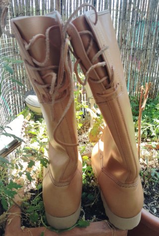 Botas finlandesas tradicionale color camello