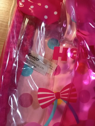 Bolso Hello Kitty Transparente Frutas