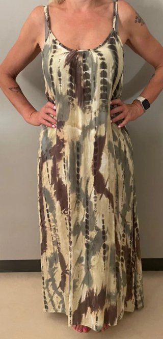 Vestito estivo donna tie-dye