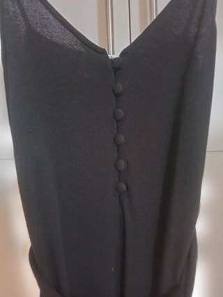 Vestido Mango Negro Talla S