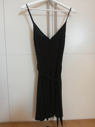 Vestido Mango Negro Talla S