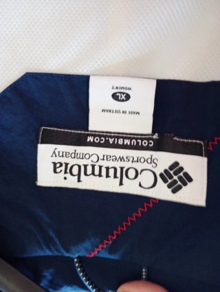 Cortavientos Columbia Mujer Blanco