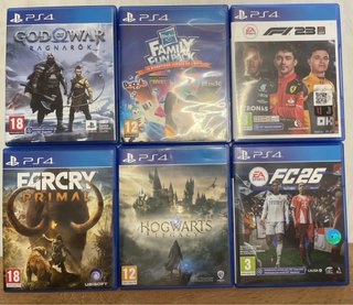 PS4 Pro 1TB + 2 Mandos + Base Carga +6 Juegos