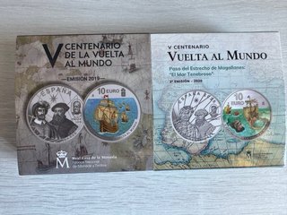 Pack 2 Monedas 10€ Plata V Centenario 2019+2020
