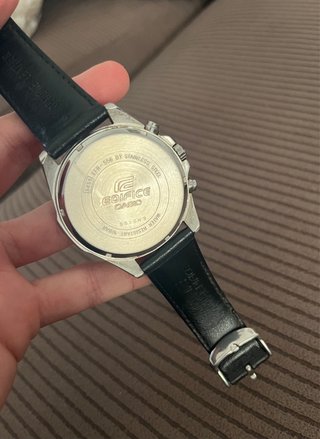 Reloj Casio Edifice Cronógrafo Negro/Plata