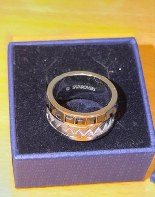 Anello Swarovski JETHEM STS Argento Nero